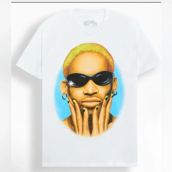 PacSun Tops Euc Graphic T With Dennis Rodman Graphic And Bad